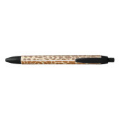 Noir Stylo à encre Empreinte de léopard (Dos)