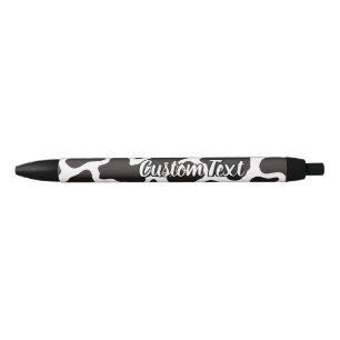Noir Stylo à encre Motif de vache