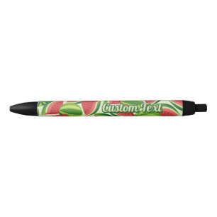 Noir Stylo à encre Motif pastèque
