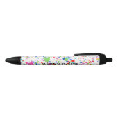 Noir Stylo à encre - Multi Arc-en-ciel (Haut)