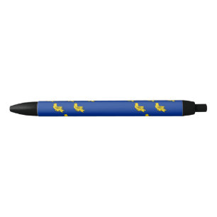 Noir Stylo à encre noire au drapeau du Sussex
