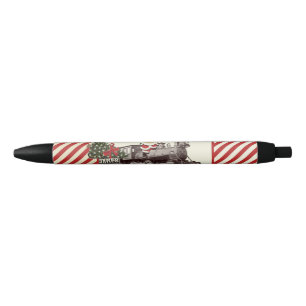 Noir Stylo à encre noire du moteur à vapeur du train