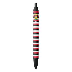 Noir Stylo à encre noire patriotique avec drapeau de l'