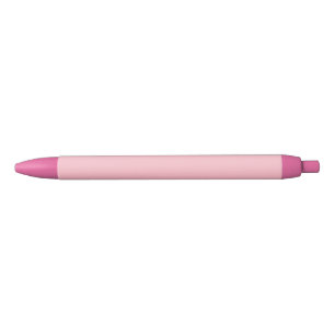 Noir Stylo à encre noire rose