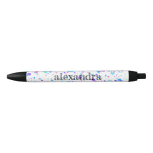 Noir Stylo à encre - Stylo rose multiple