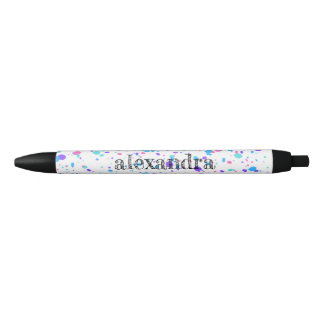 Noir Stylo à encre - Stylo rose multiple