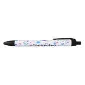 Noir Stylo à encre - Stylo rose multiple (Haut)