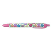 Noir Stylo à fleurs de géranium (Bas)