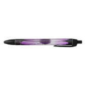 Noir Stylo à fleurs mauve (Bas)