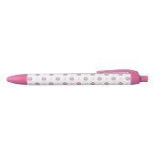 Noir Stylo à fleurs mignonne (Haut)
