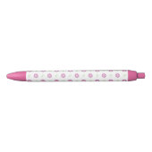 Noir Stylo à fleurs mignonne (Devant)