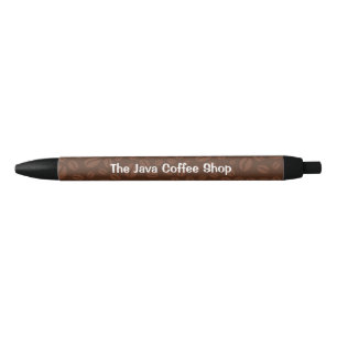 Noir Stylo à imprimer Brown pour fèves de café