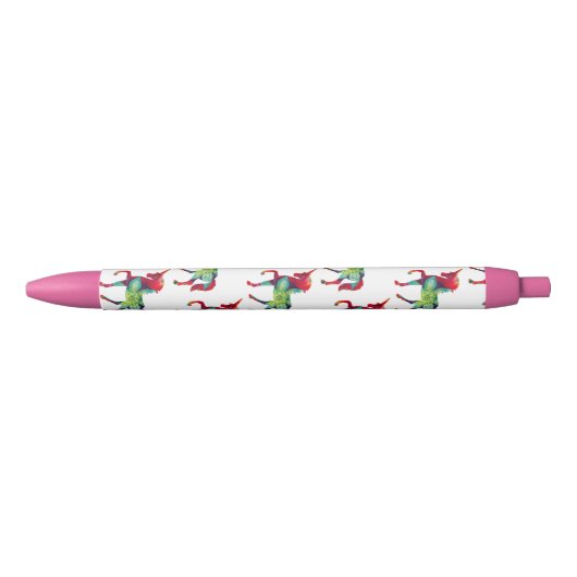 Noir Stylo à licorne magique (Devant)
