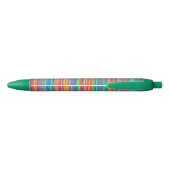 Noir Stylo à ligne ondulée (Dos)