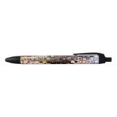 Noir Stylo à motif de points (Haut)
