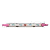 Noir Stylo à paillettes de fraise (Devant)