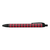 Noir Stylo à plumes rouges et noires (Haut)