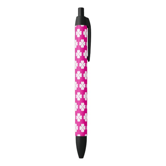Noir Stylo à saveur de trèfle (Bas (Vertical))