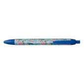 Noir Stylo à scènes hawaïennes (Dos)