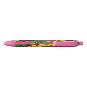 Noir Stylo Abstrait Camo (Dos)