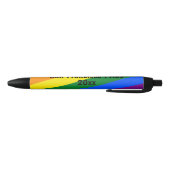 Noir Stylo arc-en-ciel Personnaliser - Fierté (Bas)