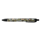 Noir Stylo assez floral de fleur (Bas)