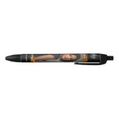 Noir Stylo Autographe de Concours Doré Paillettes Photo (Bas)