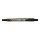 Noir Stylo Autographe de Concours Doré Paillettes Photo (Dos)