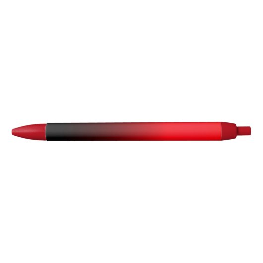 Noir Stylo Avec Dégradé Rouge (Devant)