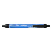 Noir Stylo avec photo du ciel (Dos)