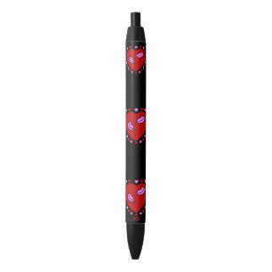 Noir Stylo Baisers Coeur
