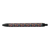 Noir Stylo Baubles de Noël (Devant)