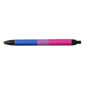 Noir Stylo bisexuel de drapeau (Devant)
