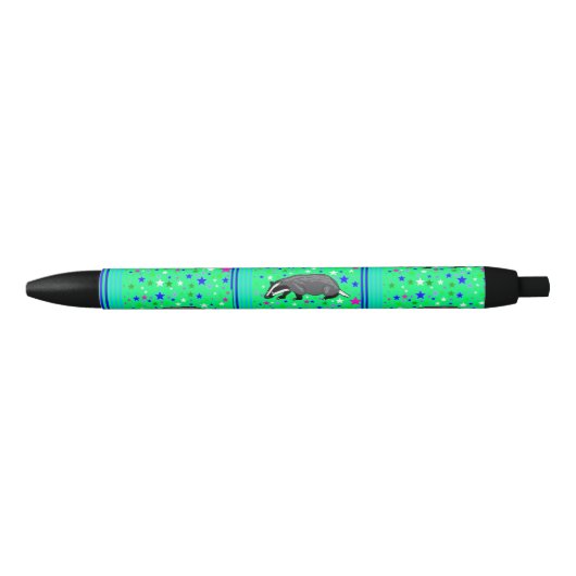 Noir Stylo Blaireau Mignon (Devant)