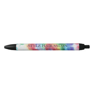 Noir Stylo cadeau de marque Opale iridescent holographi
