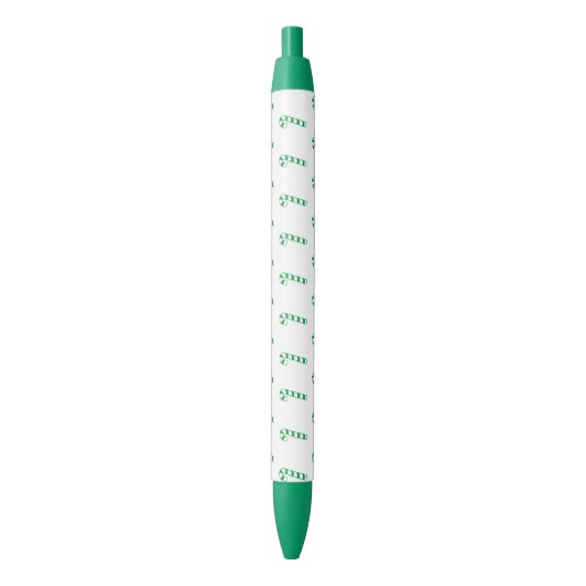 Noir Stylo - Cannes de bonbon vertes (devant Vertical)