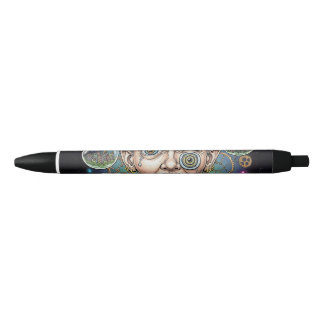 Noir Stylo Caricature d'Expression Folle – Artistique U