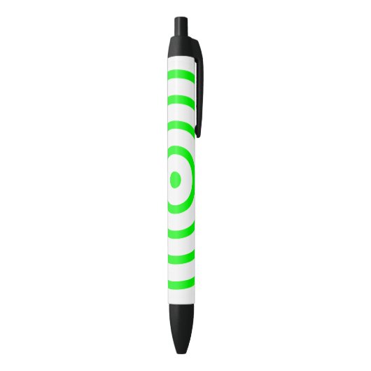 Noir Stylo Cercles Concentrés (Bas (Vertical))
