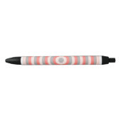 Noir Stylo Cercles Concentrés (Devant)