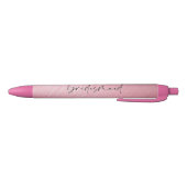 Noir Stylo - Chic Script bridesmaid Rose Rose (Bas)