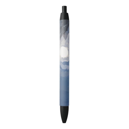 Noir Stylo ciel bleu (devant Vertical)
