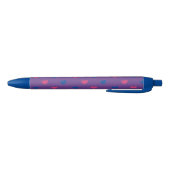 Noir Stylo coeurs de fierté bisexuelle (Bas)