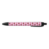 Noir Stylo coeurs et baisers (Bas)