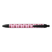 Noir Stylo coeurs et baisers (Dos)