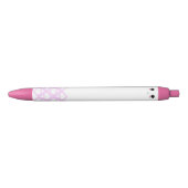 Noir Stylo coeurs roses Kawaii (Devant)
