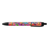 Noir Stylo coloré Trippy psychédélique frais (Bas)