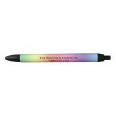 Noir Stylo - Couleurs arc-en-ciel pour personnaliser (Devant)
