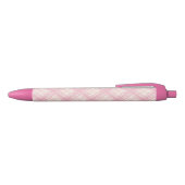 Noir Stylo Cute Pastel Rose Plaid (Haut)