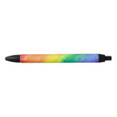 Noir Stylo D de rayure d'arc-en-ciel de lavage (Devant)