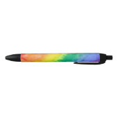 Noir Stylo D de rayure d'arc-en-ciel de lavage (Bas)